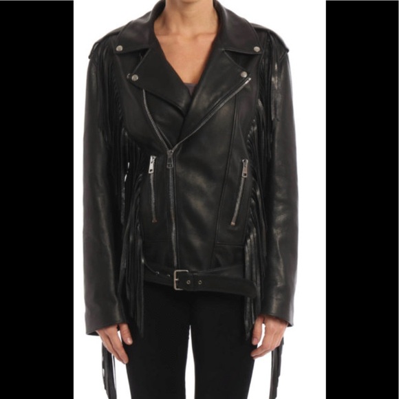 Gucci Punk Leather Biker Jacket Size 44/L - Picture 6 of 16